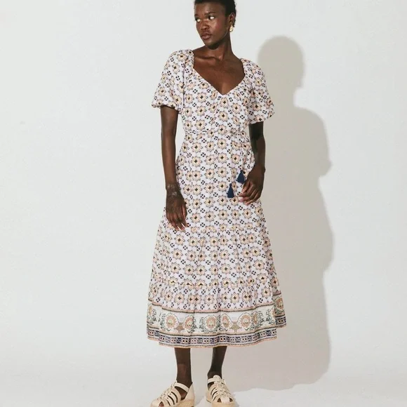 cleobella maxi dress Cleobella Camille Maxi Dress in Blue